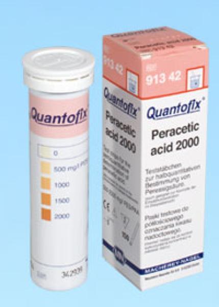 l Schnelltest 1PC Peressigsäure-Schnelltestkit Teststreifen 50-2000 mg 